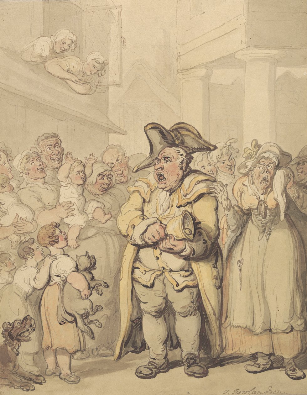 Bir Kasaba Telgrafçısı by Thomas Rowlandson