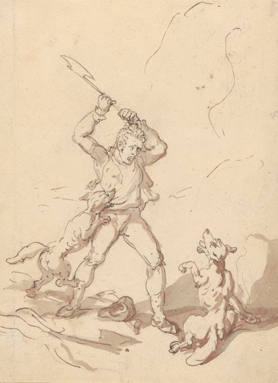 Albüm Çizimi by Thomas Rowlandson