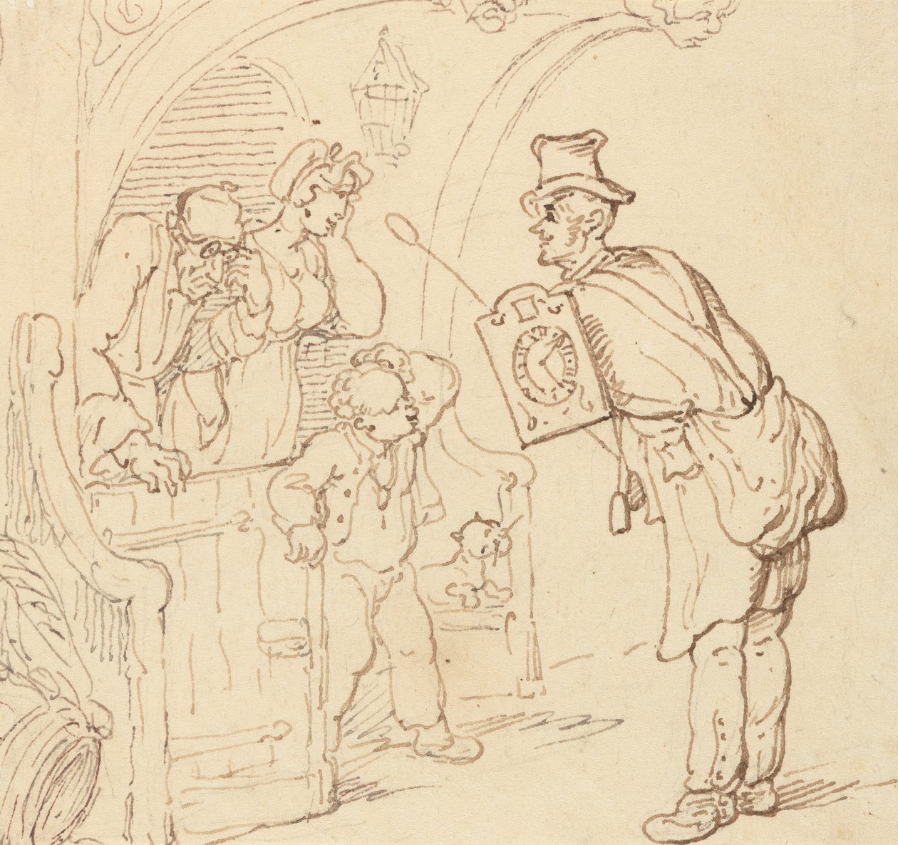 Albüm Çizimi by Thomas Rowlandson