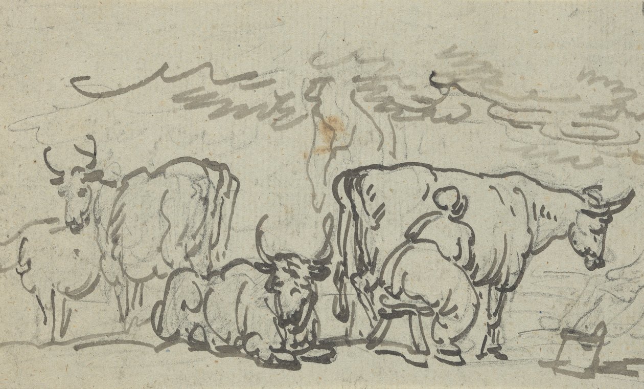 Albüm Çizimi by Thomas Rowlandson