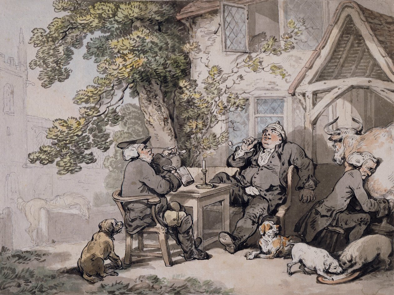 Alehouse Politikacılar, c.1785-90 by Thomas Rowlandson