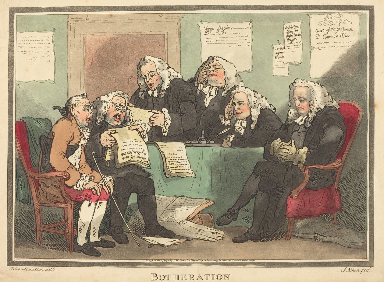 can sıkıntısı by Thomas Rowlandson