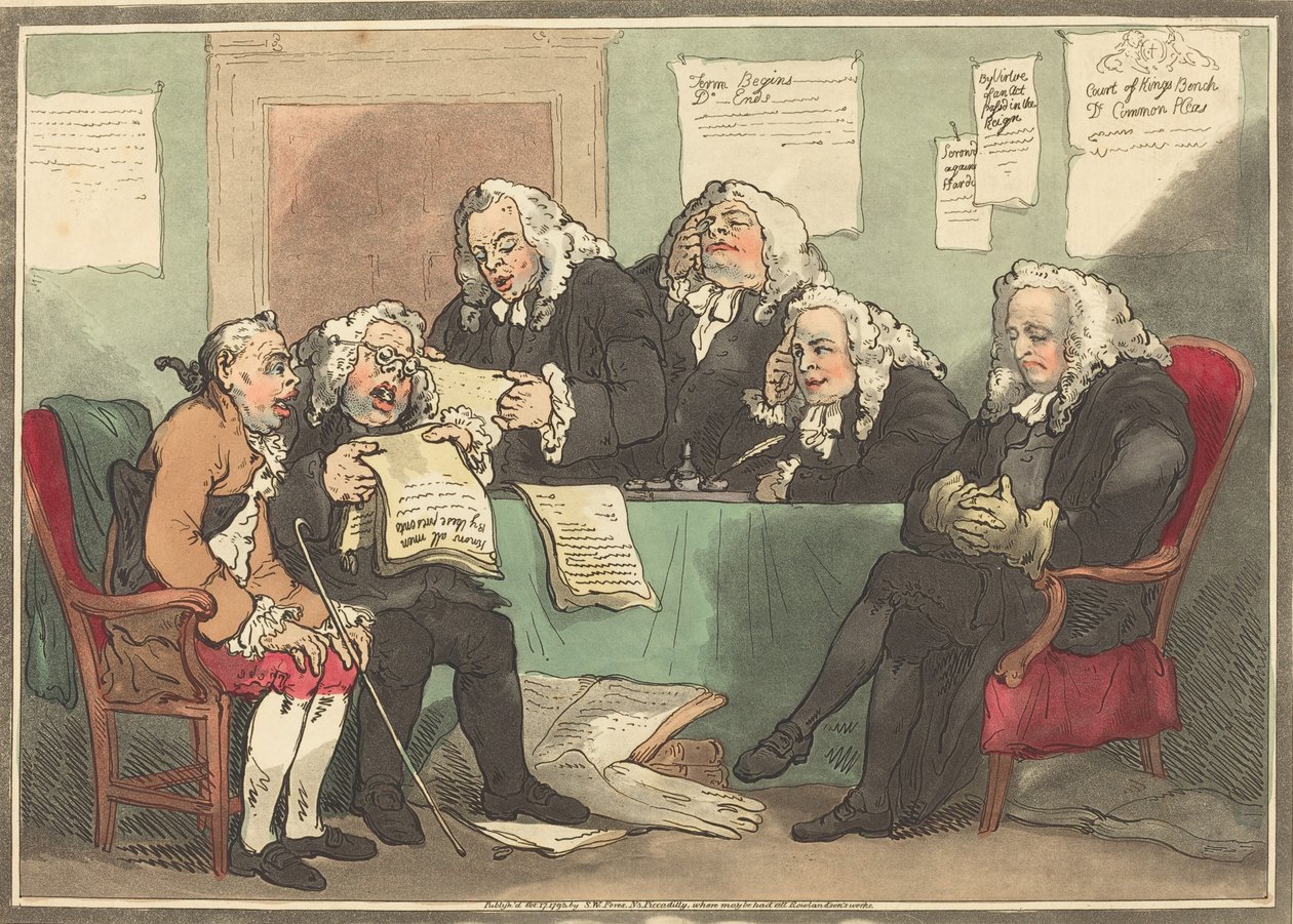 Sıkıntı, 1793. by Thomas Rowlandson