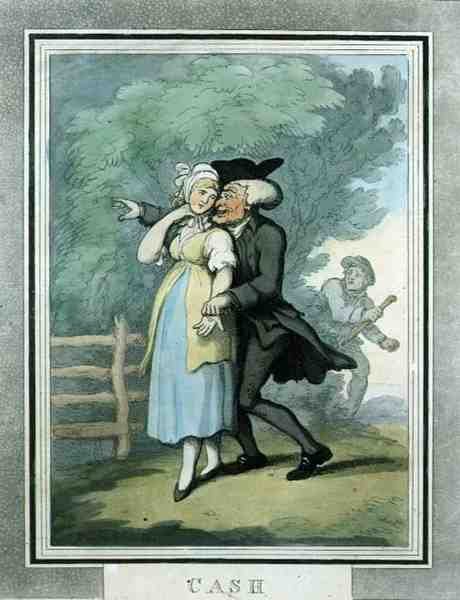 Nakit, bar. tarafından Rudolph Ackermann by Thomas Rowlandson