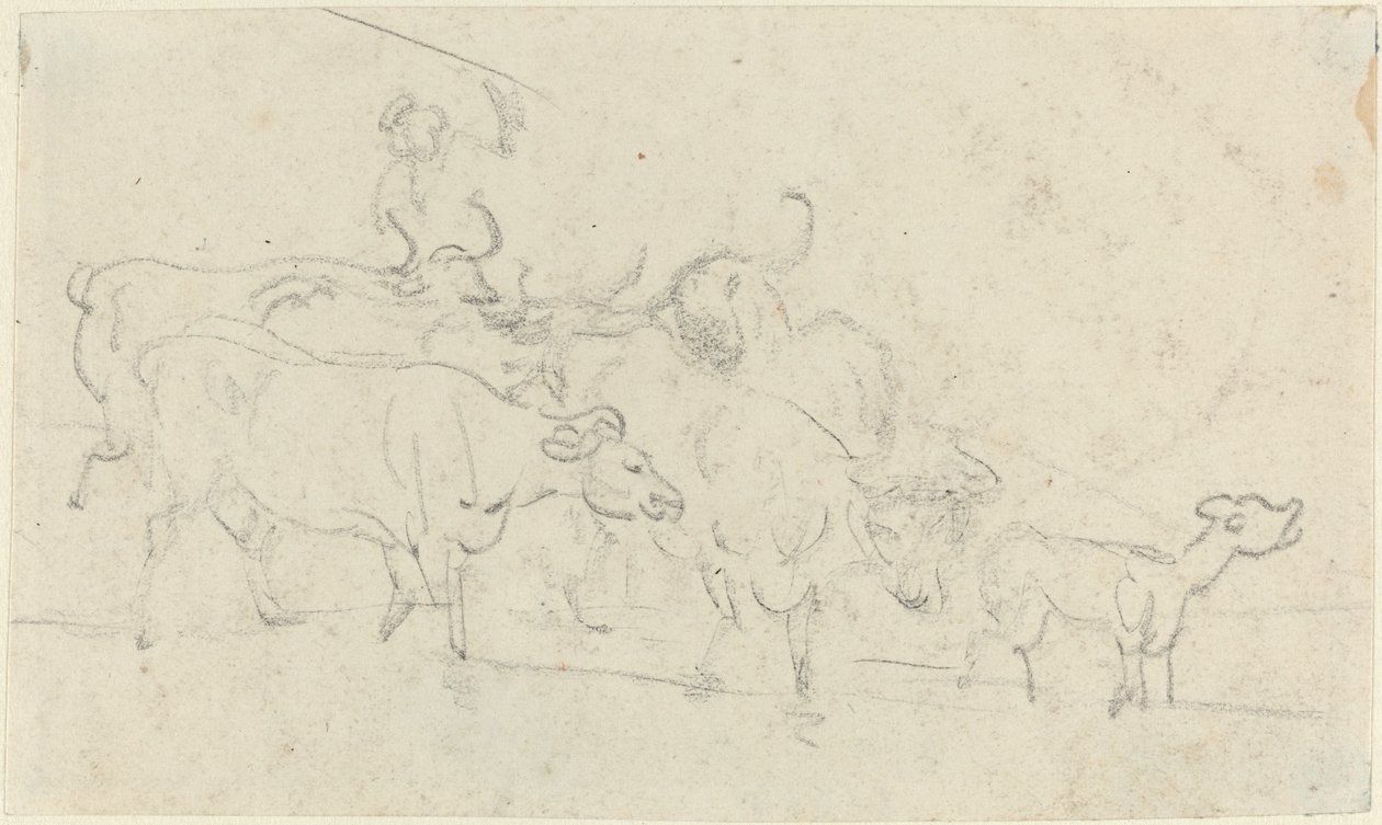 Sığırlar by Thomas Rowlandson