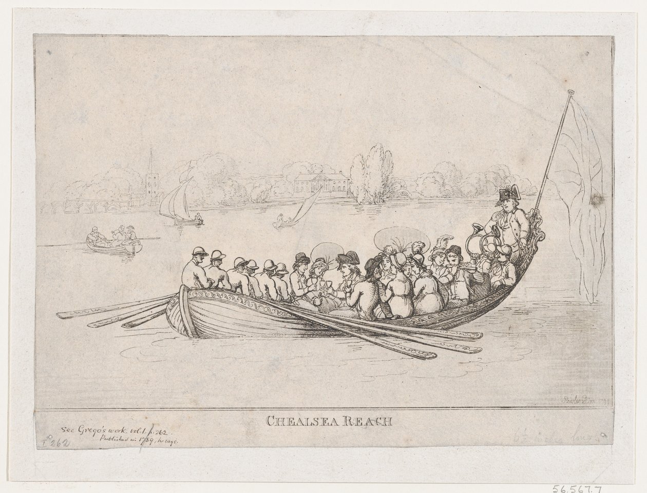 Chelsea Erişimi, 1799., 1799. by Thomas Rowlandson