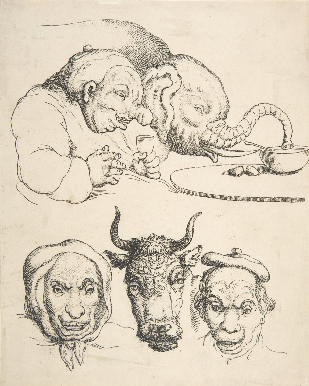 Karşılaştırmalı Anatomi, 1800-25., 1800-25. by Thomas Rowlandson