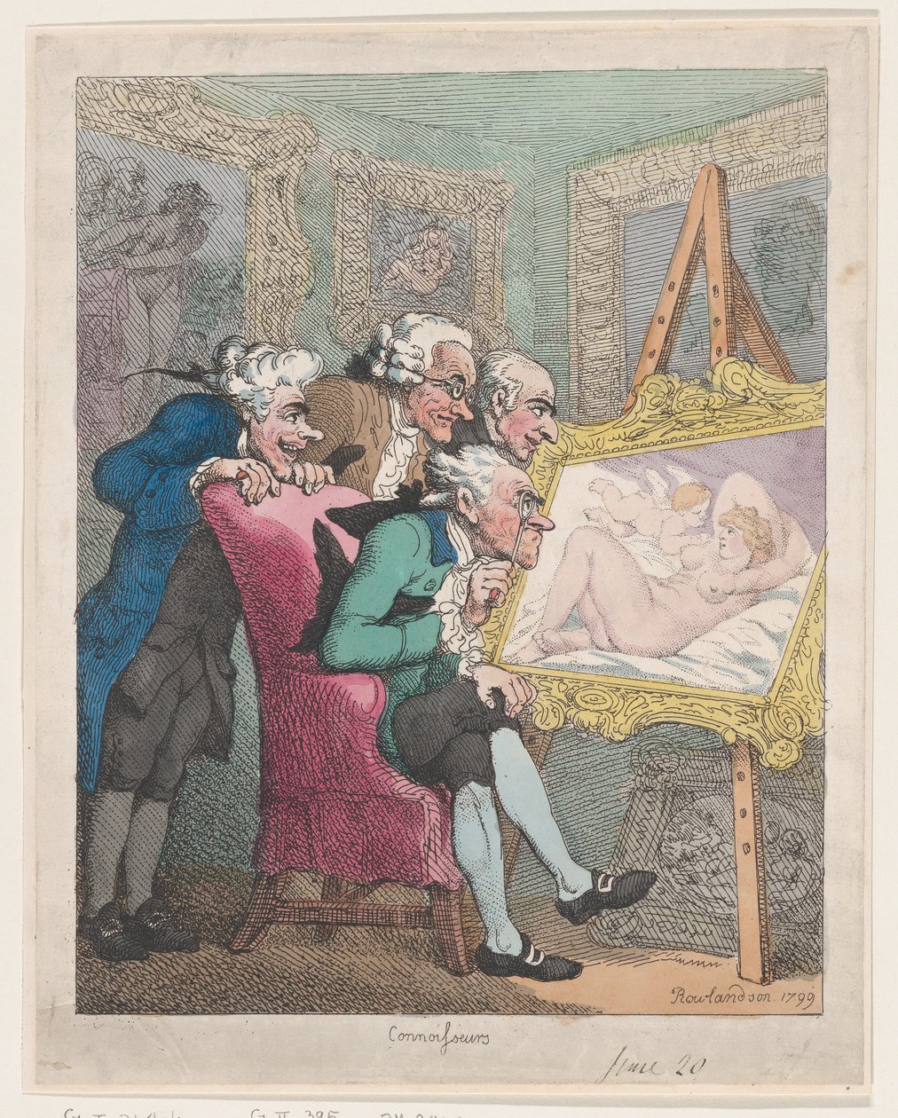 Bilenler, 20 Haziran 1799., 20 Haziran 1799. by Thomas Rowlandson