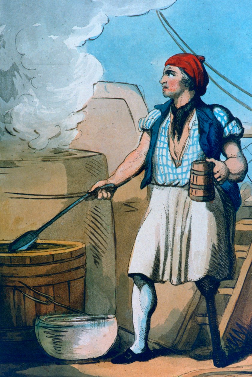 aşçı, 1799 by Thomas Rowlandson