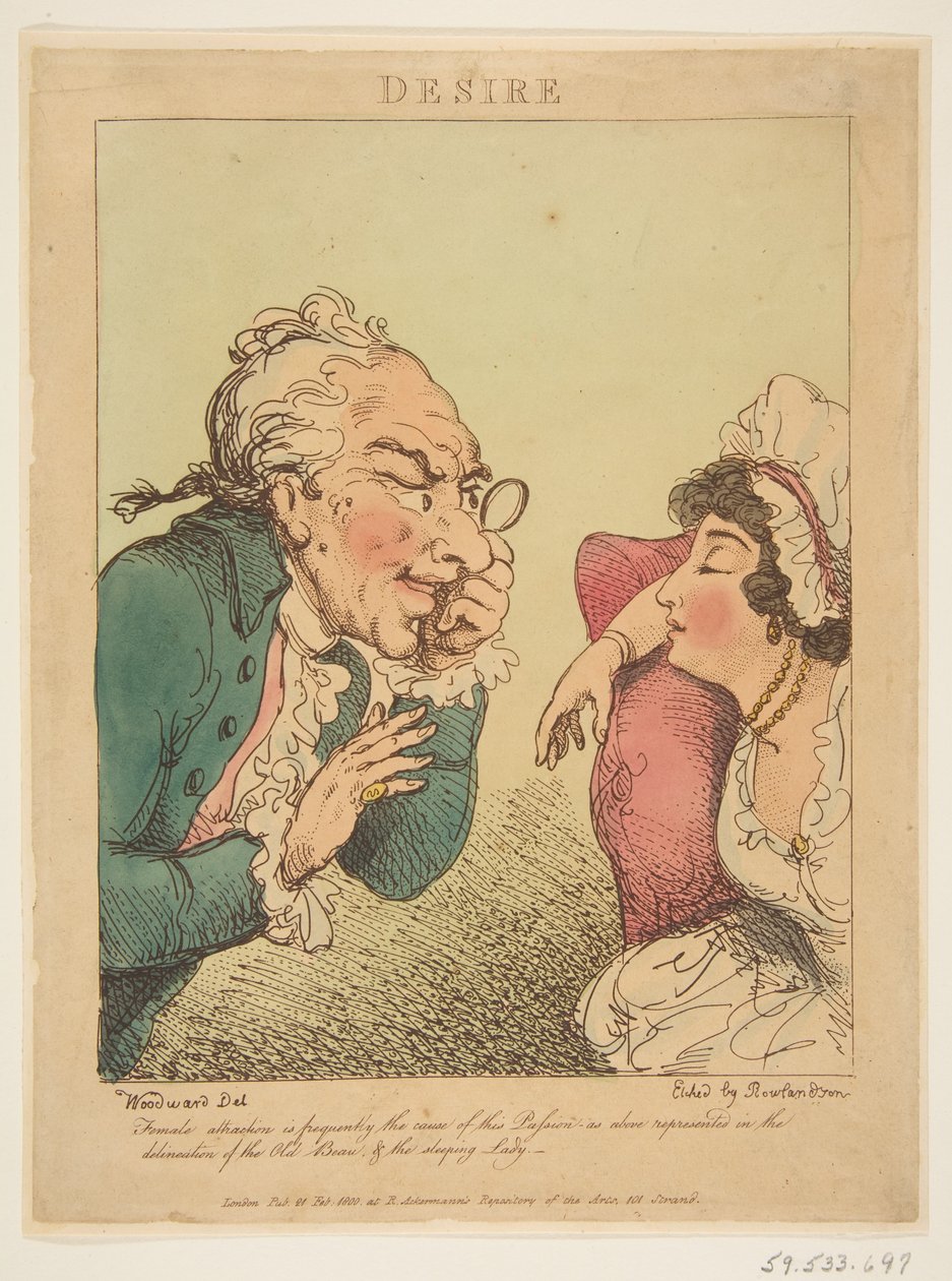 Arzu, 21 Şubat 1800. by Thomas Rowlandson