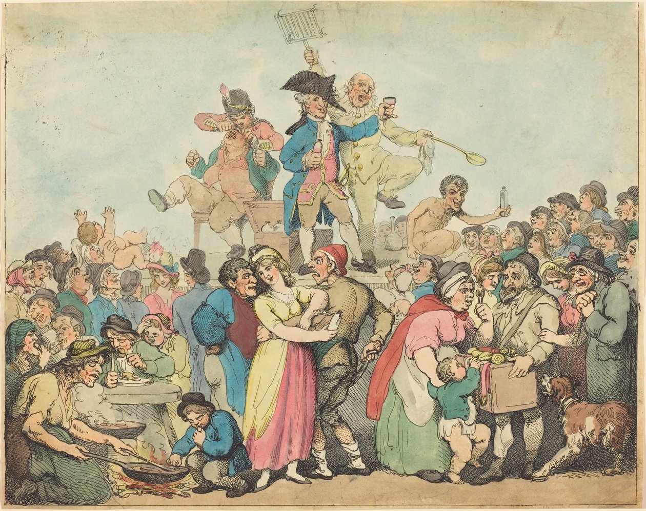 Dr. Botherum, Mountebank by Thomas Rowlandson