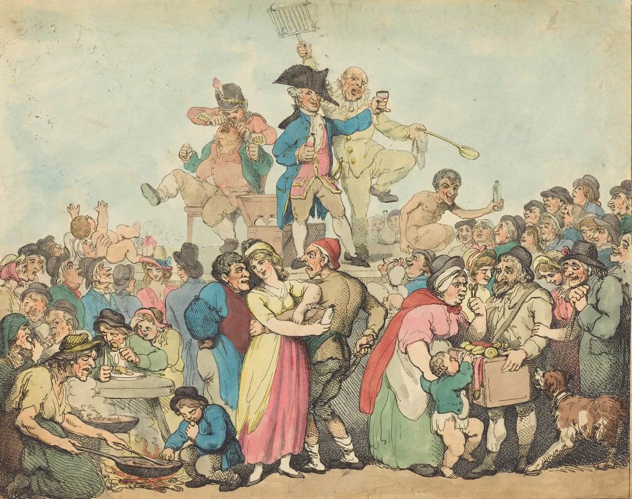 Botherum, Mountebank, 1800. by Thomas Rowlandson