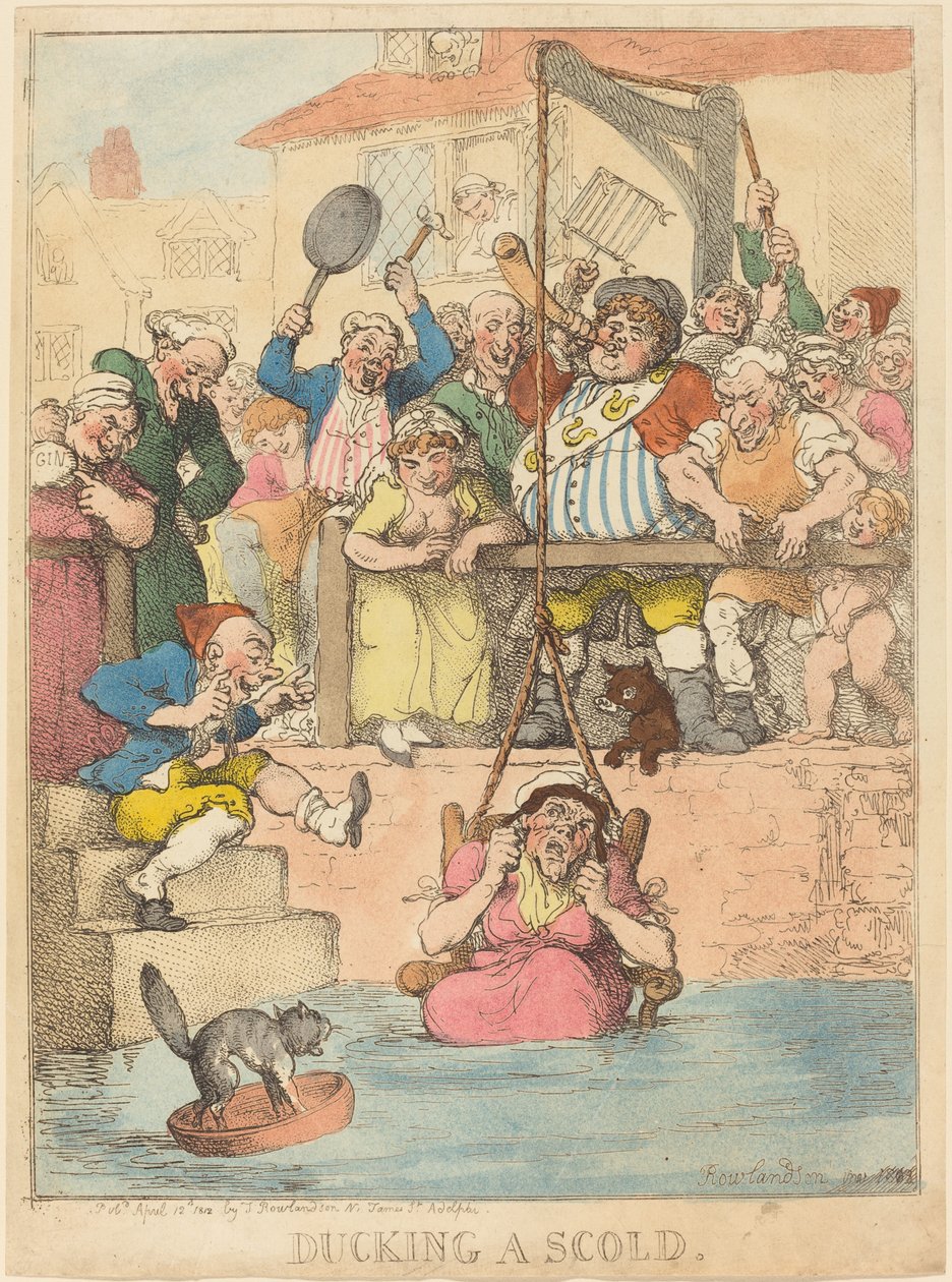 Azarlamak by Thomas Rowlandson