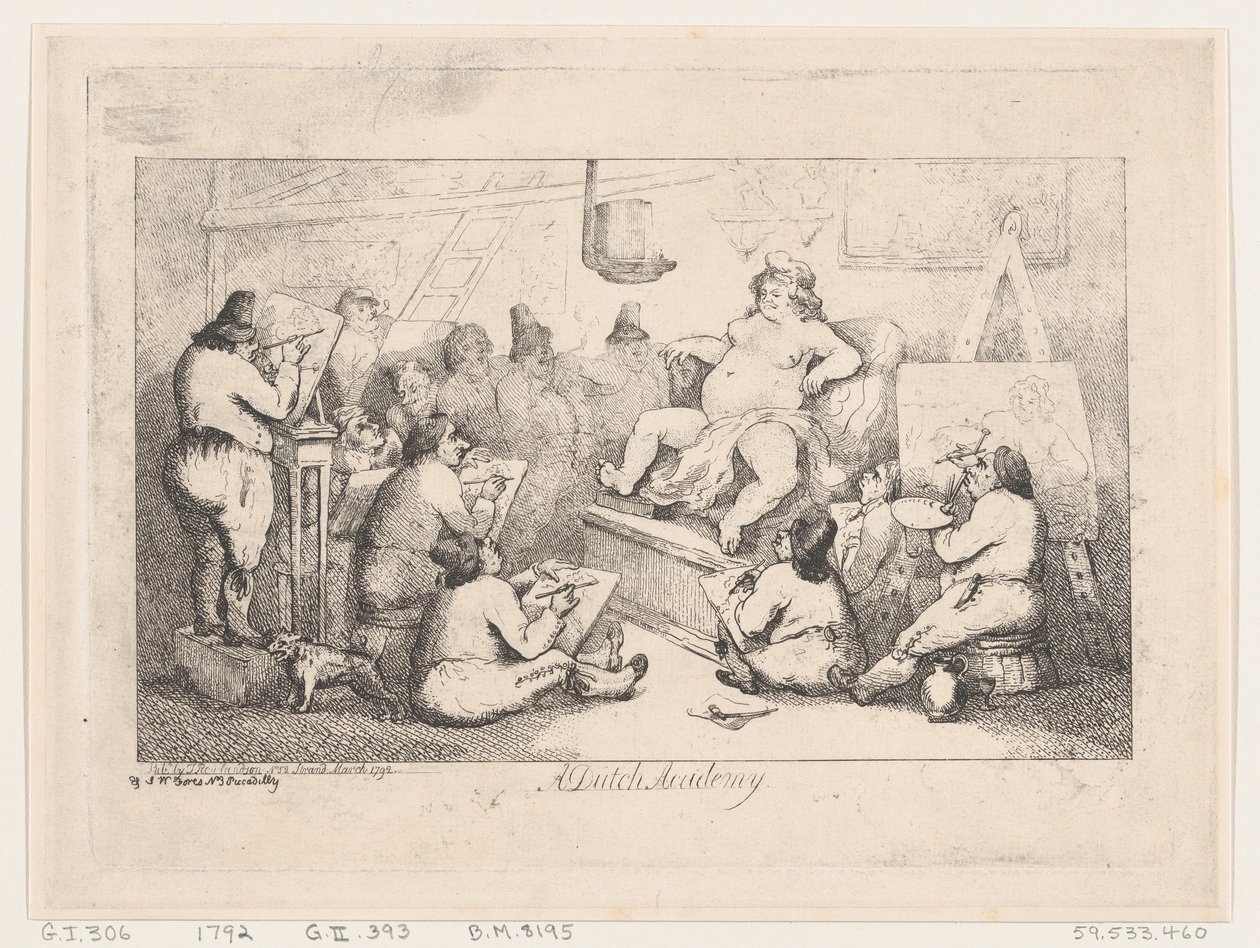 Hollanda Akademisi, Mart 1792., Mart 1792. by Thomas Rowlandson