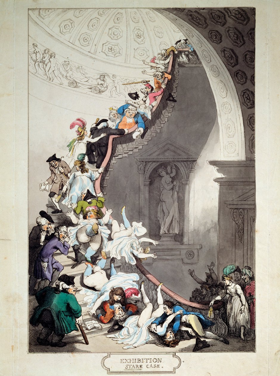 Sergi Bakış Vakası, 1811. by Thomas Rowlandson