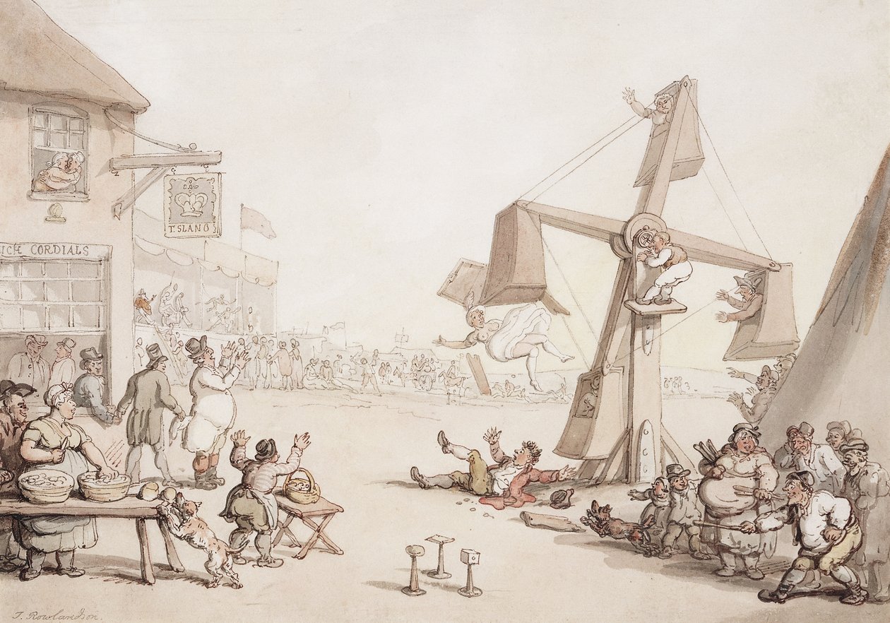 Bir Fuardan Rakamlar, 1803 by Thomas Rowlandson