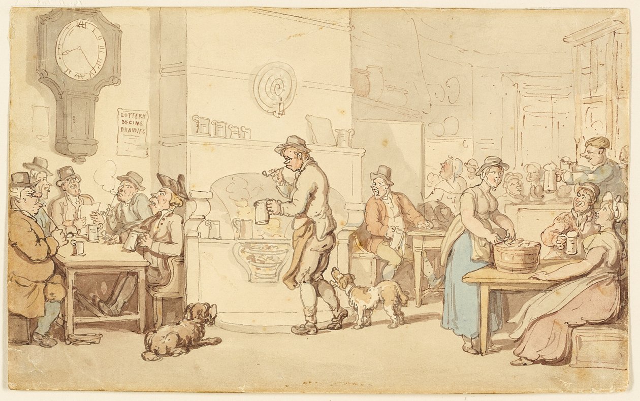 Bir Hanın İç Mekanı by Thomas Rowlandson