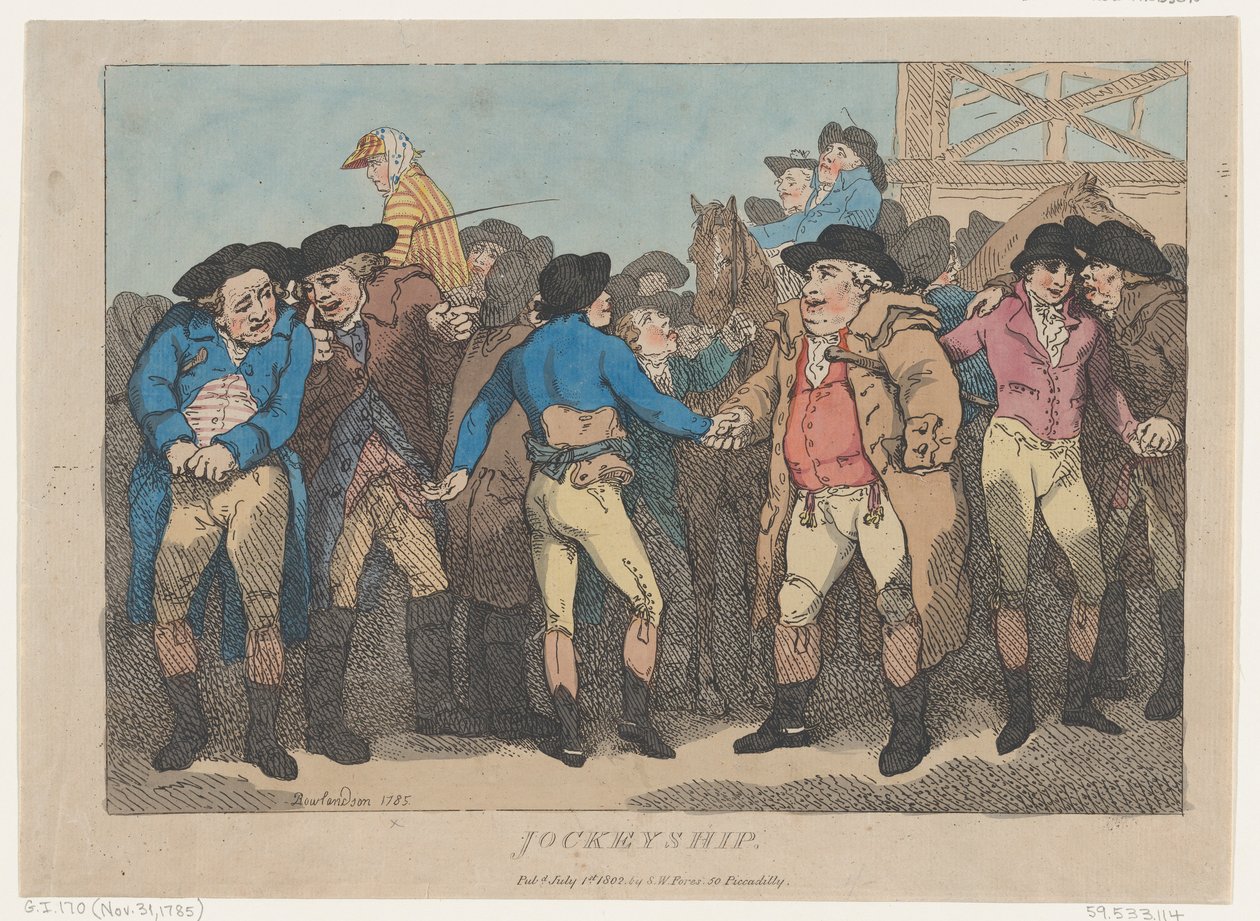 Jokeylik, 1 Temmuz 1802., 1 Temmuz 1802. by Thomas Rowlandson