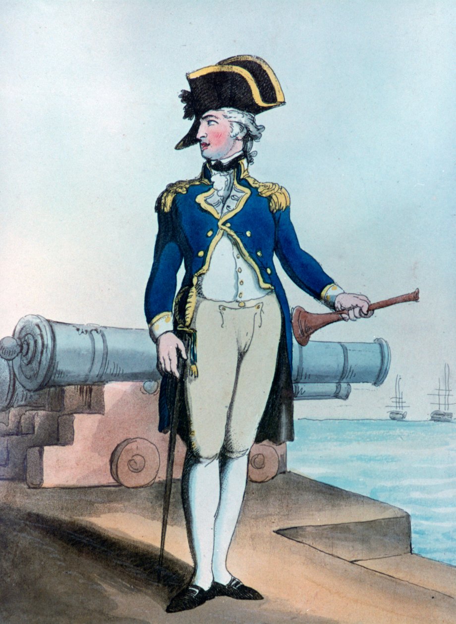 Muhafız Teğmen, 1799 by Thomas Rowlandson