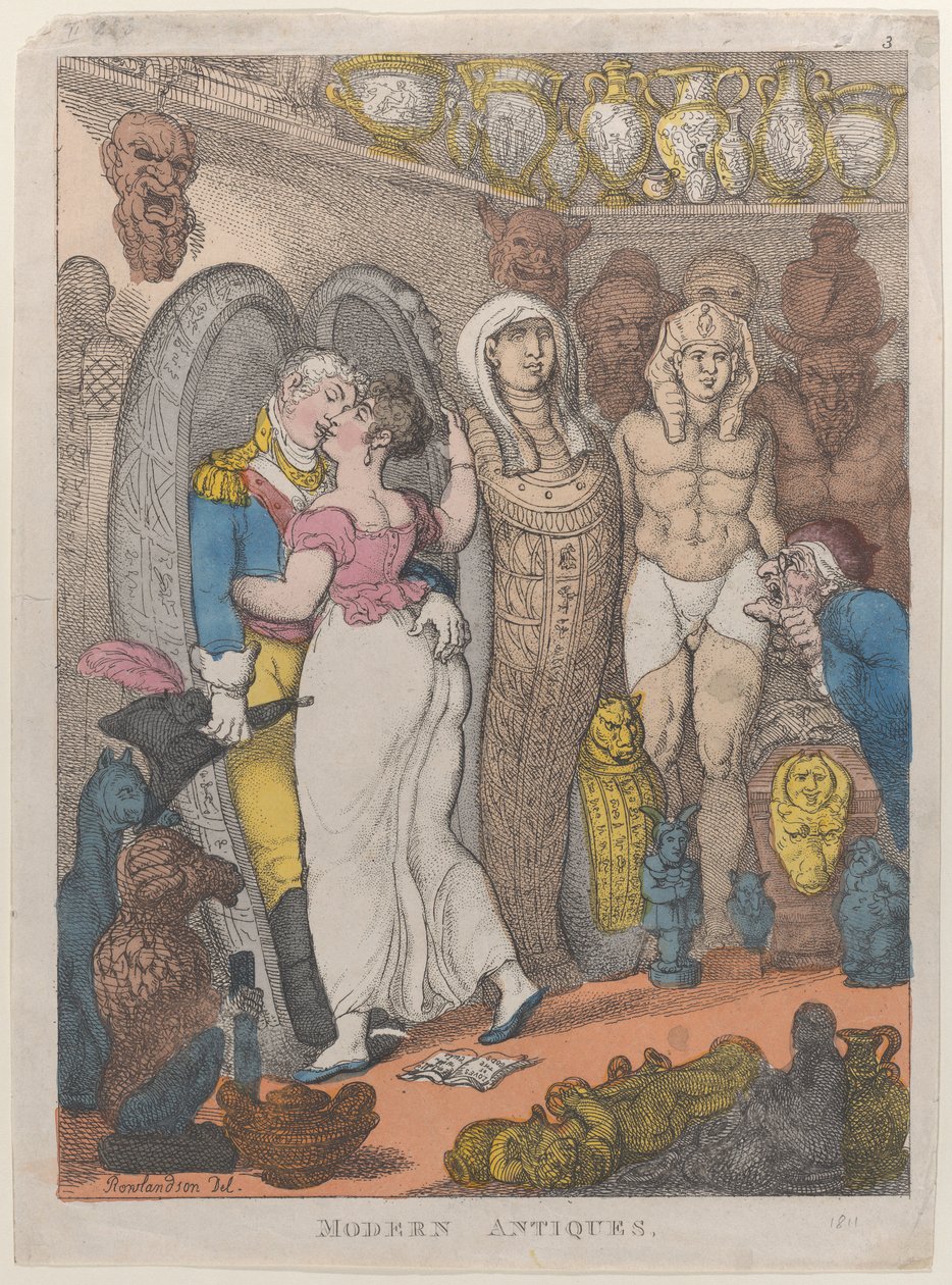 Modern Eski Eserler, 1811., 1811. by Thomas Rowlandson