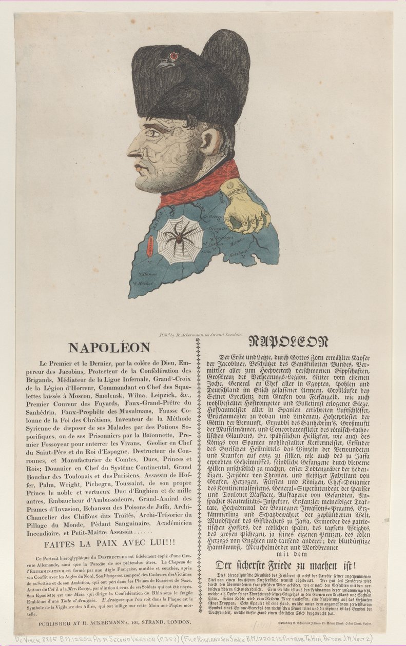 Napolyon, Mart 1814., Mart 1814. by Thomas Rowlandson