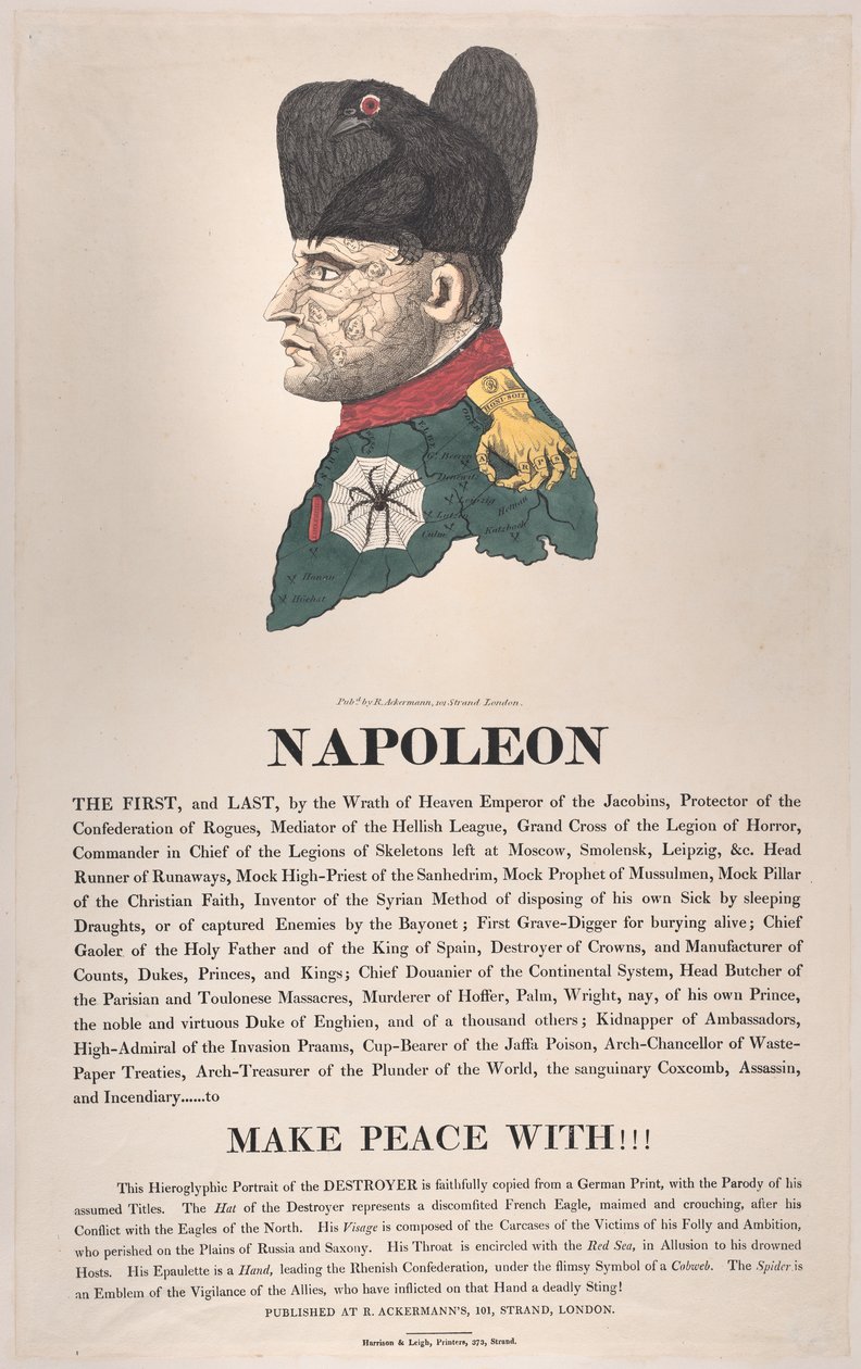 Napolyon, Mart 1814., Mart 1814. by Thomas Rowlandson