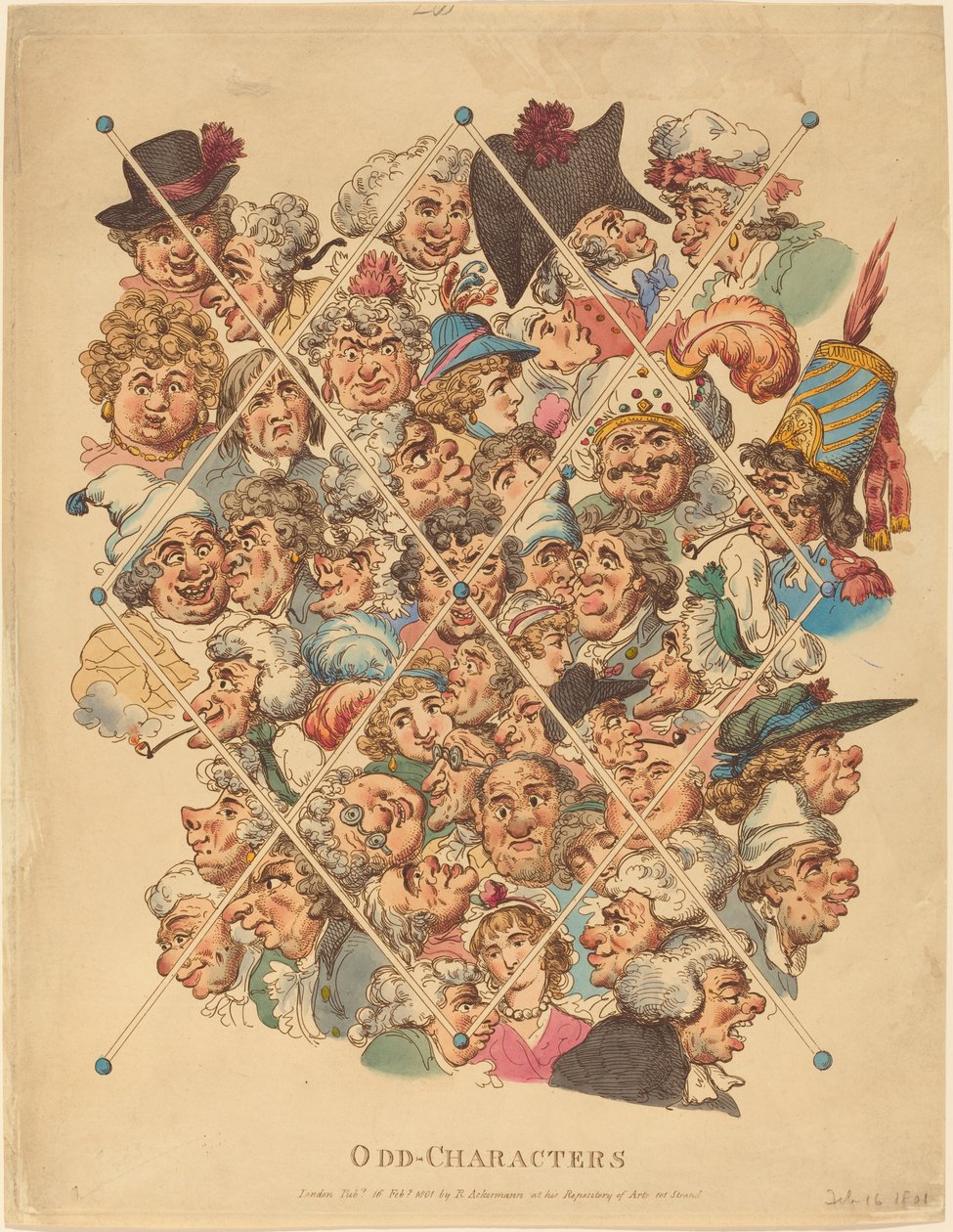 Tek-Karakterler by Thomas Rowlandson