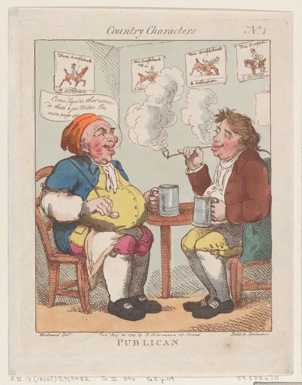 Publican, 30 Ağustos 1799., 30 Ağustos 1799. by Thomas Rowlandson