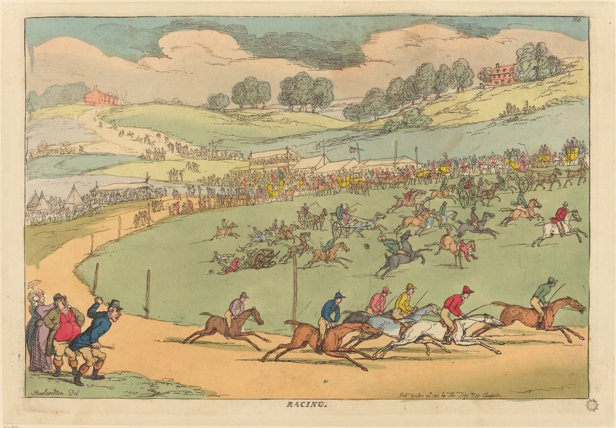 Yarışma by Thomas Rowlandson
