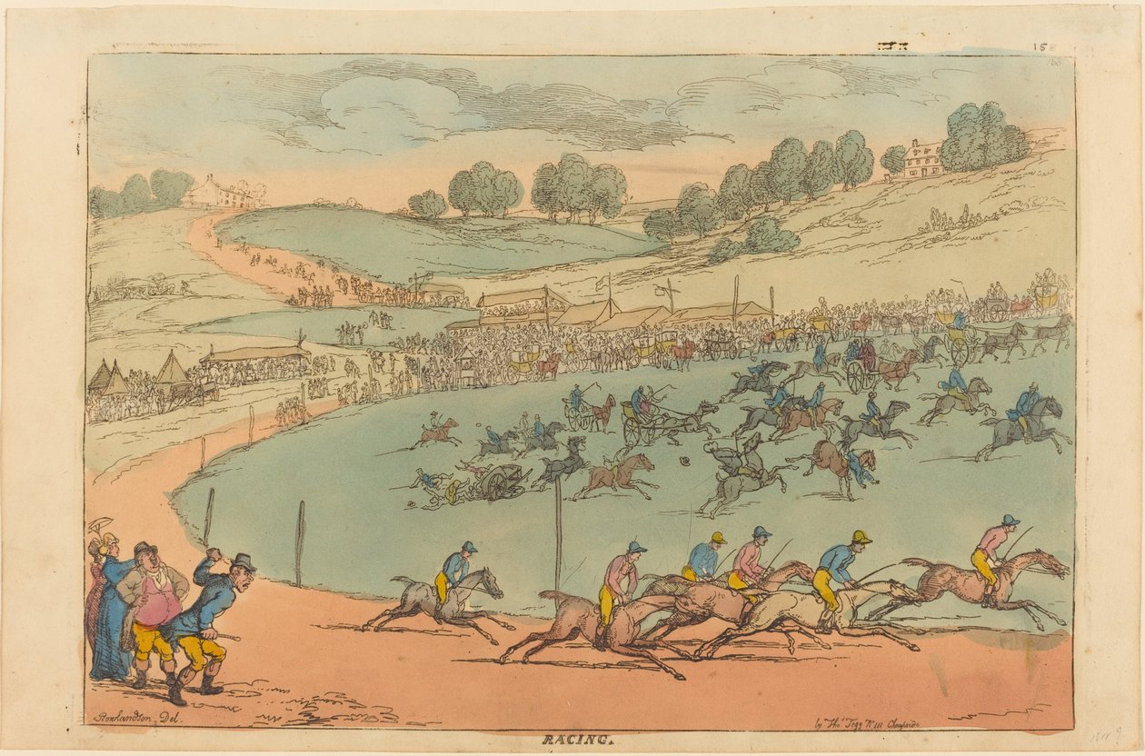 Yarışma by Thomas Rowlandson