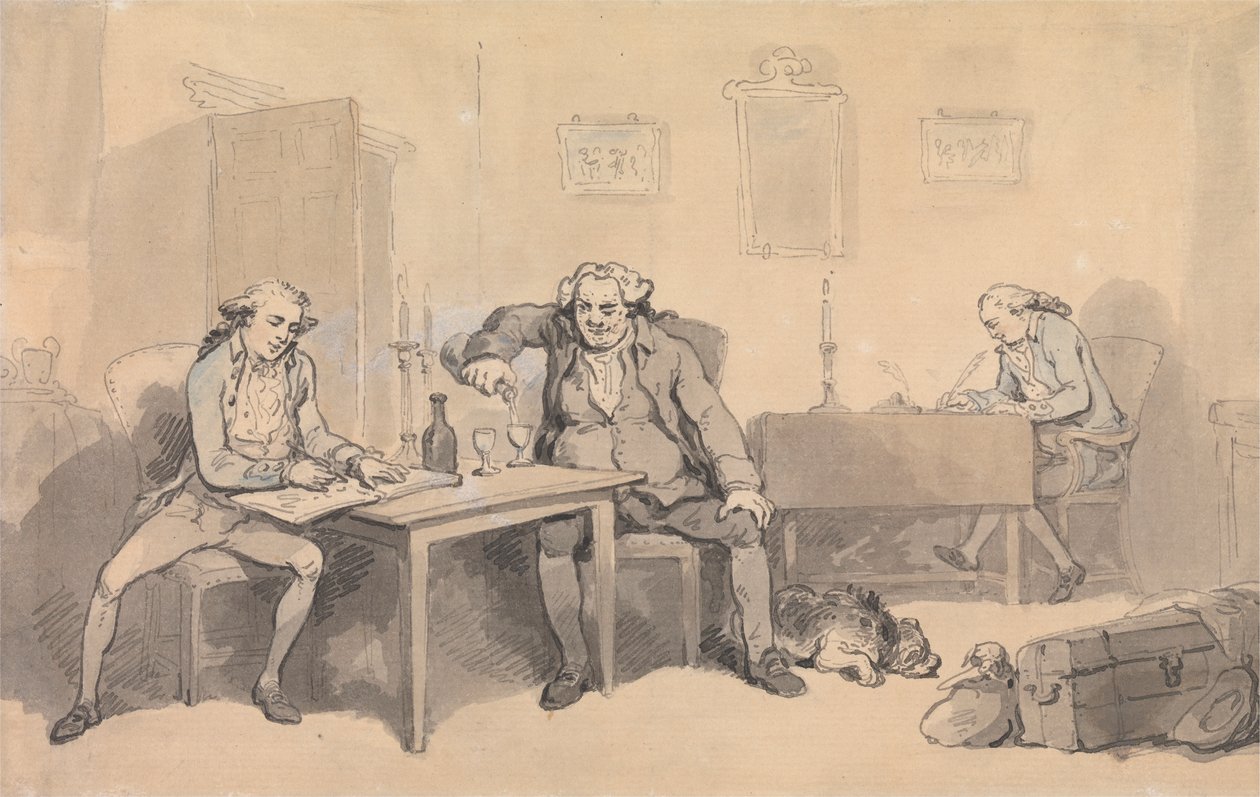 Rowlandson ve Wigstead Turda by Thomas Rowlandson