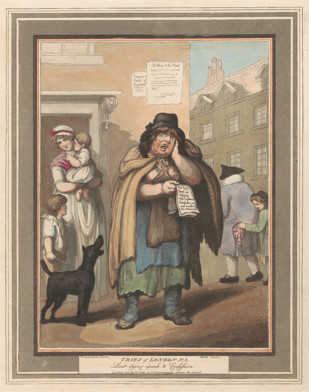 Sekizli set (3): Cries of London by Thomas Rowlandson