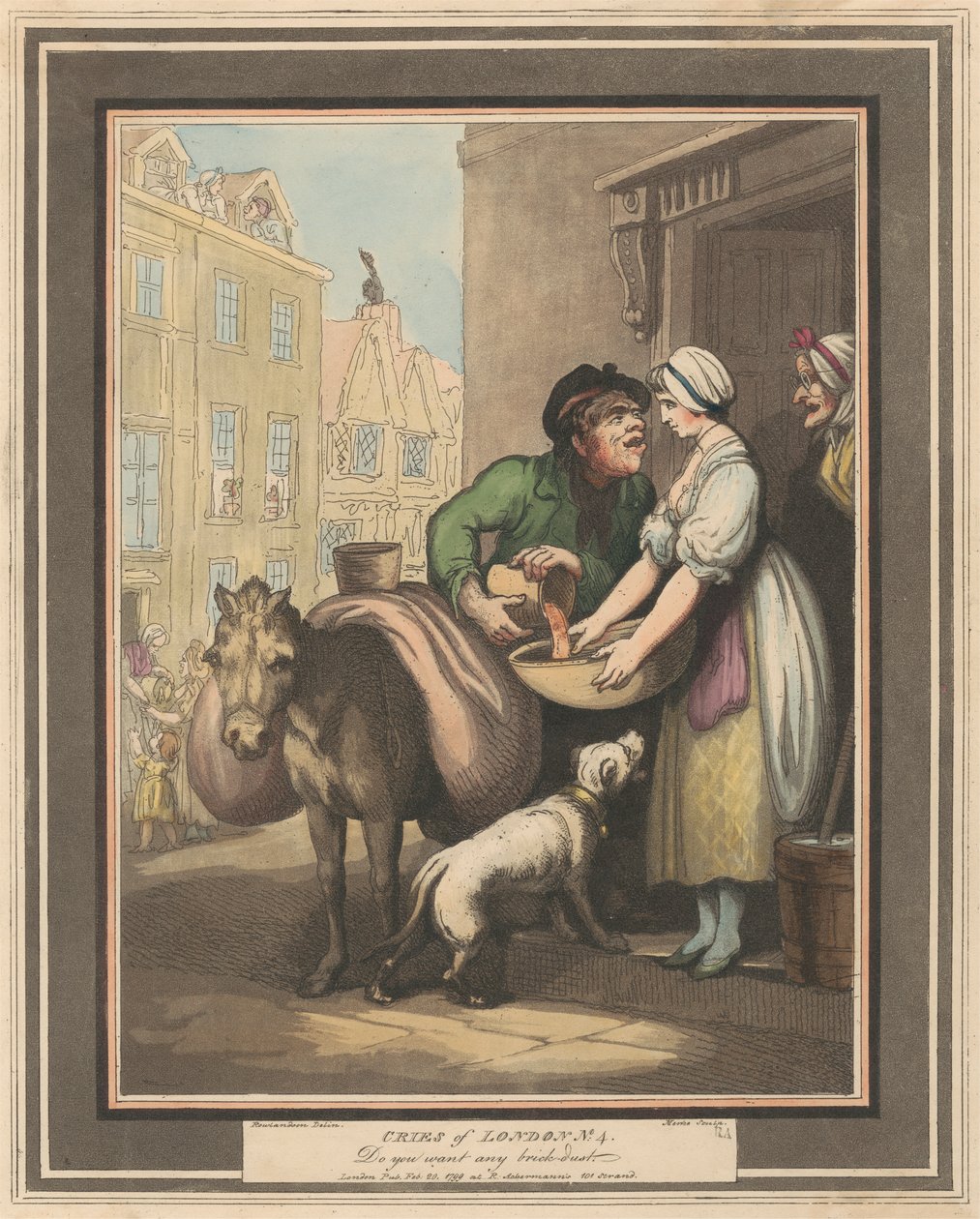 Sekizli set (4): Cries of London by Thomas Rowlandson