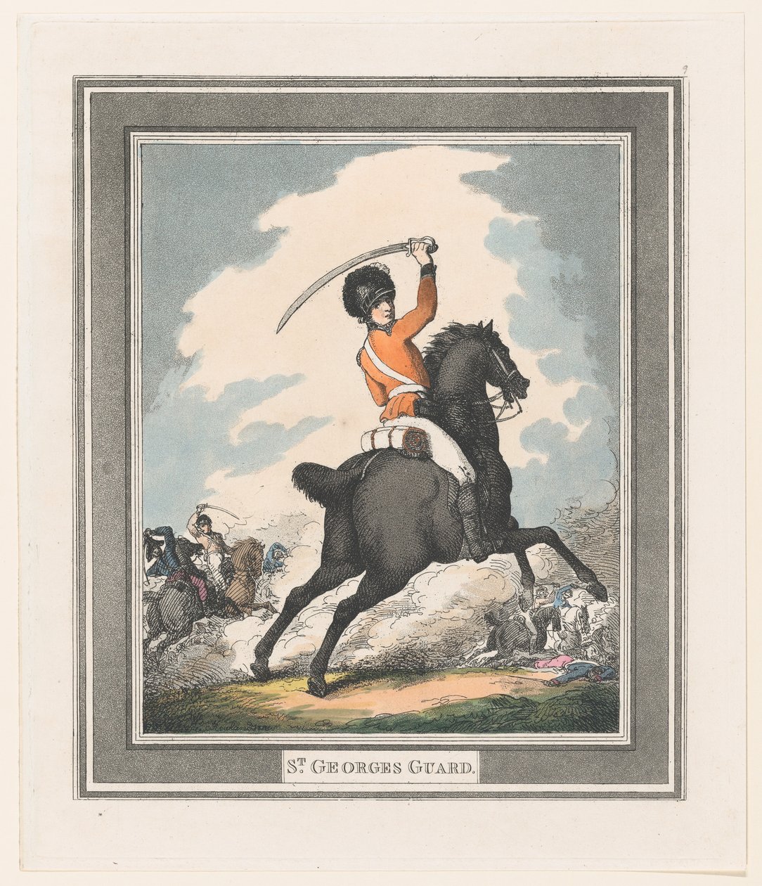Aziz George Muhafızları, 1798., 1798. by Thomas Rowlandson