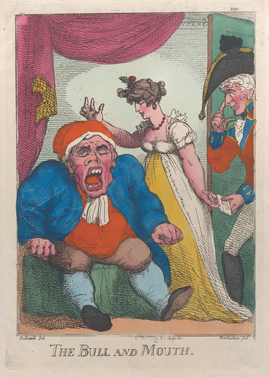 Boğa ve Ağız, 1808-09., 1808-09. by Thomas Rowlandson