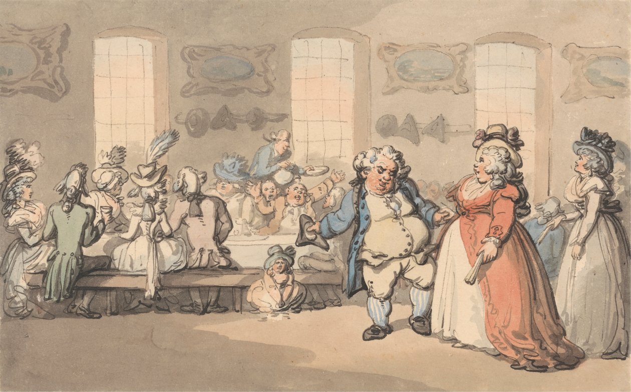 Hamamın Konforu: Kahvaltı by Thomas Rowlandson