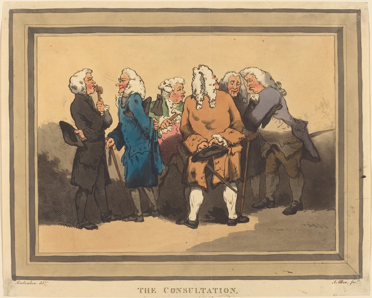 Danışma by Thomas Rowlandson