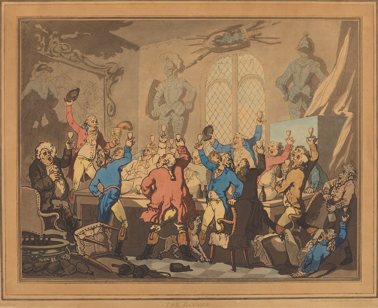 Akşam yemeği by Thomas Rowlandson