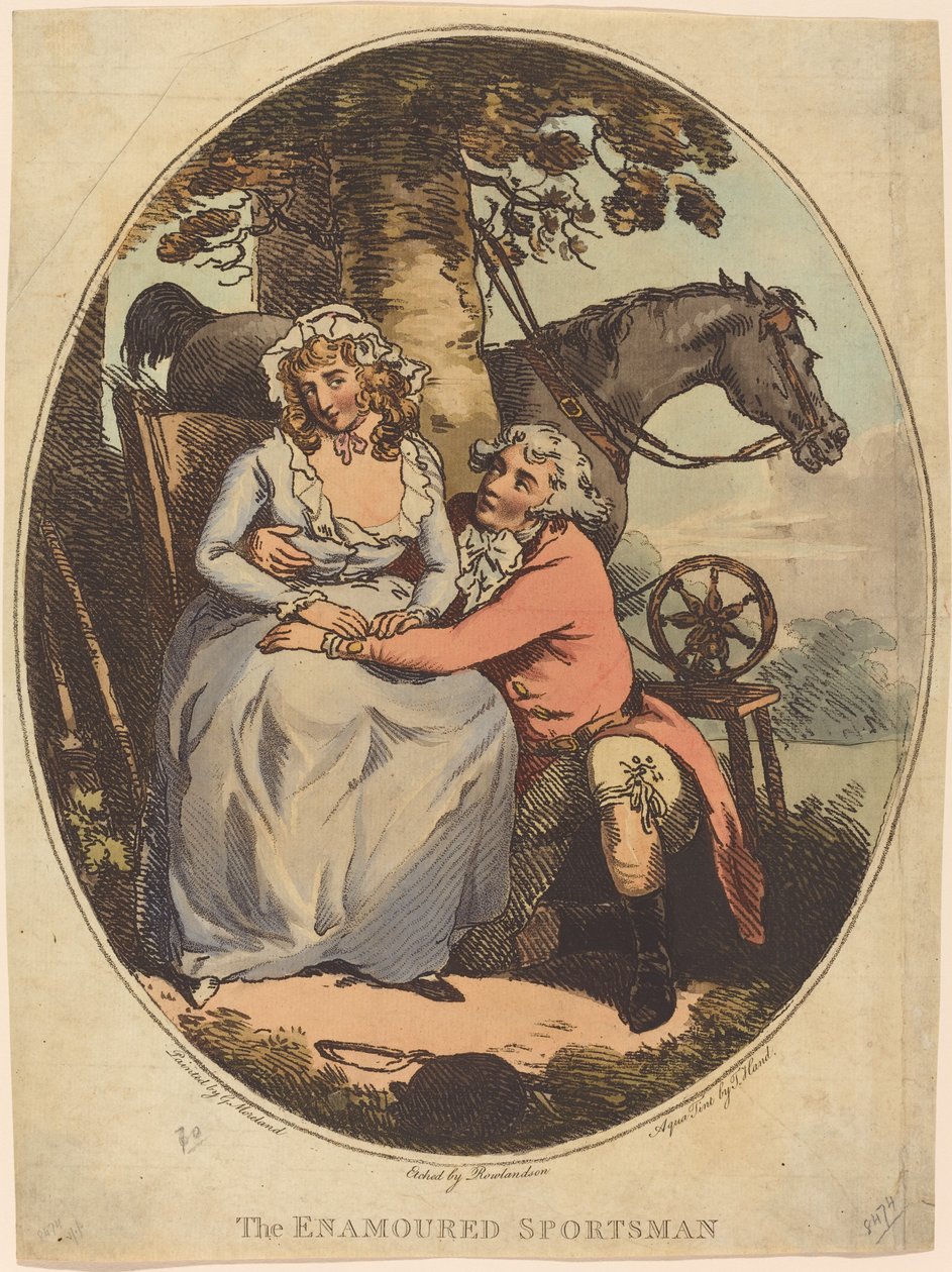 aşık sporcu by Thomas Rowlandson