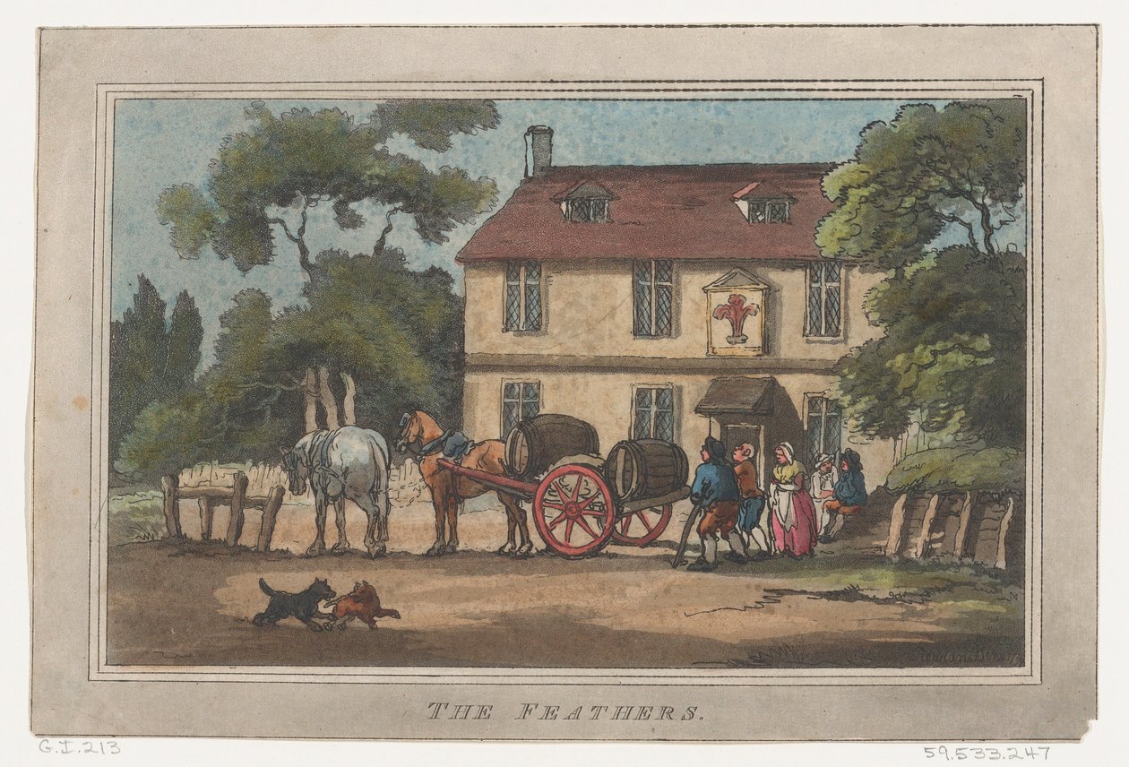 Tüyler, 1787., 1787. by Thomas Rowlandson