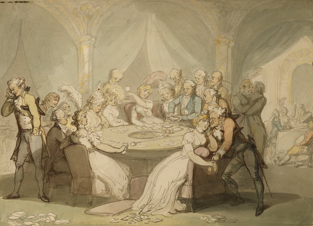 Oyun Masası, by Thomas Rowlandson