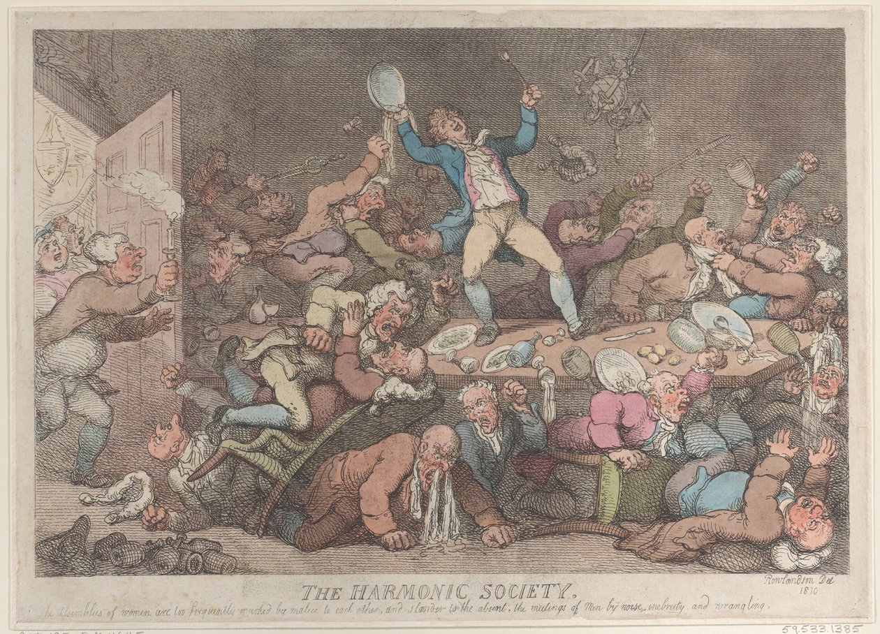 Harmonik Derneği, 1810., 1810. by Thomas Rowlandson