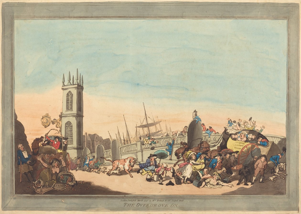 Aşırı Öküz by Thomas Rowlandson