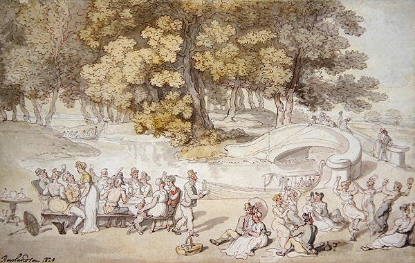 Piknik by Thomas Rowlandson