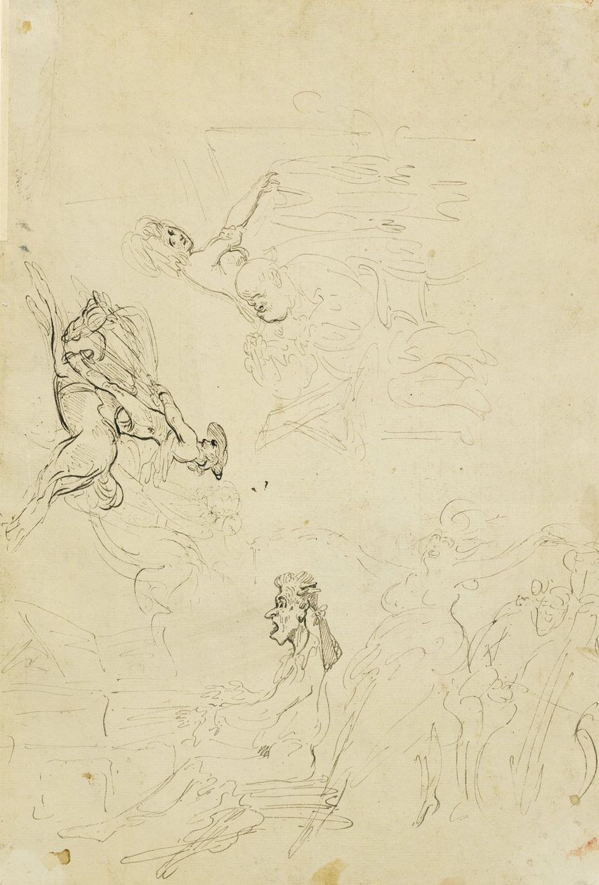 Posta Evi, c.1778–80 by Thomas Rowlandson