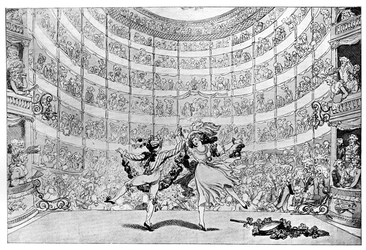 Önümüzde Beklenti, 1791. by Thomas Rowlandson