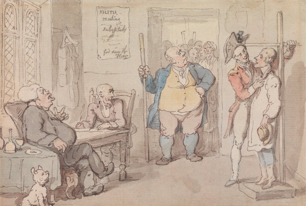 İşe Alım Memuru by Thomas Rowlandson