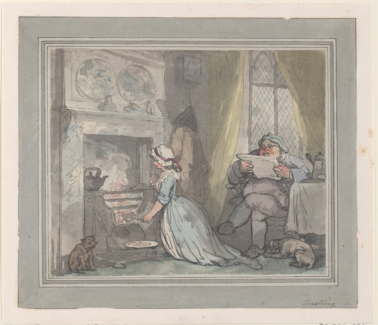 Kızartma, 1783-90., 1783-90. by Thomas Rowlandson