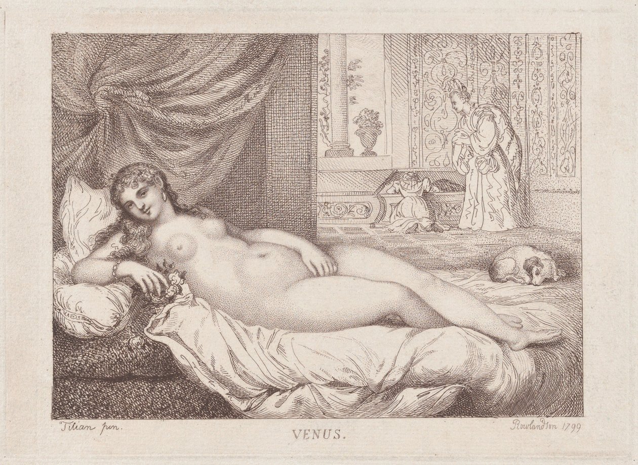 Urbino Venüsü, 1799., 1799. by Thomas Rowlandson