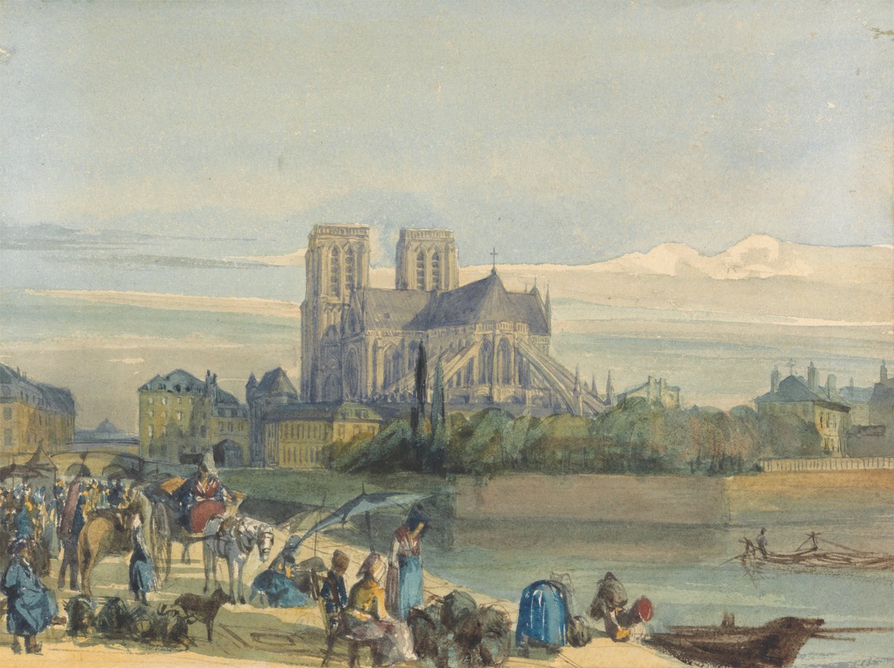 Notre-Dame, Paris by Thomas Shotter Boys